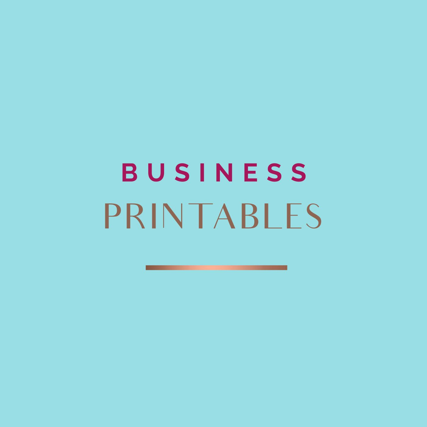 Business Printables