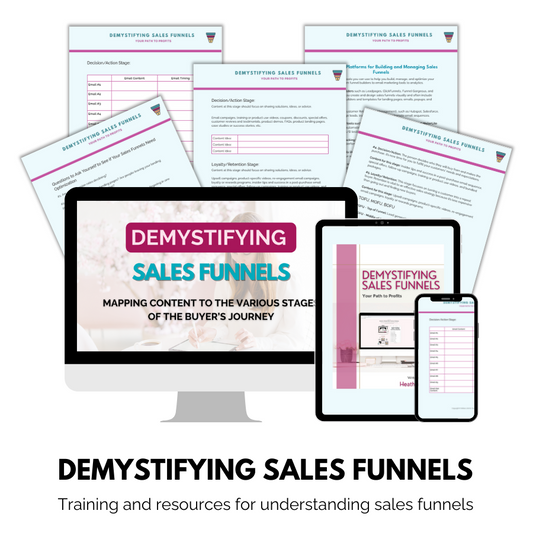 Demystifying Sales Funnels training and resources to help you better understand sales funnels
