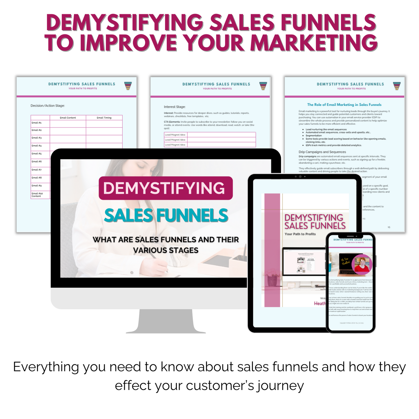 Demystifying Sales Funnels resources to improve your marketing and teach you everything you need to know