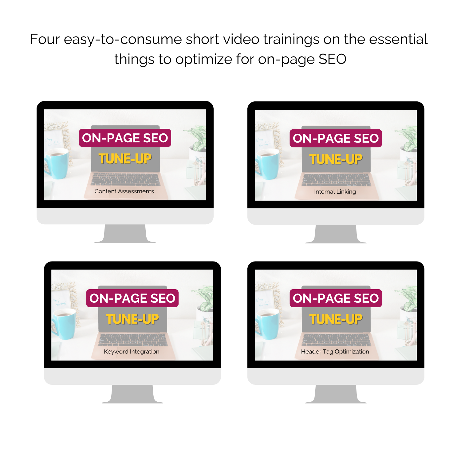 On-Page SEO Tune-Up - 4 easy-to-consume videos on the essential things to optimize in your post 